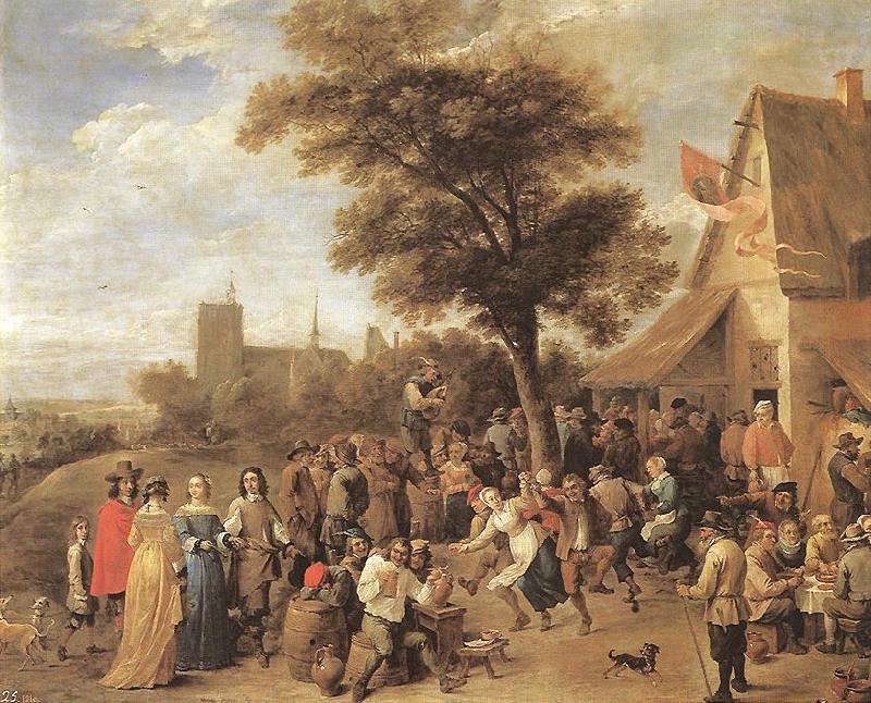 TENIERS, David the Younger Peasants Merry-making wt oil painting image